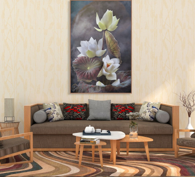 Tranh Treo Tường Hoa Sen EF-39