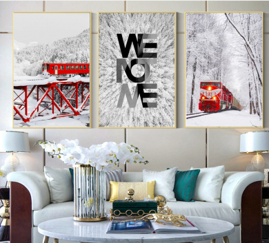 Trang Trang Trí Rừng Tuyết VR85