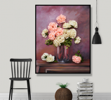 Tranh Trang Trí Bình Hoa STTV4