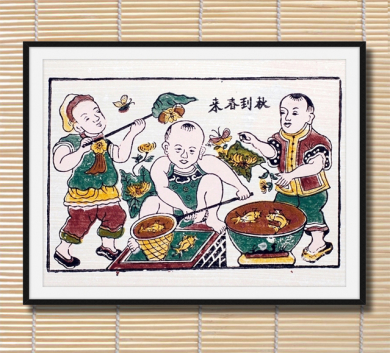 Tranh Đông Hồ TDH14