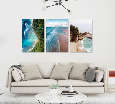 Trang Trang Trí Phong Cảnh Biển Trên Cao TT19