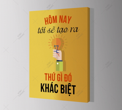 Hôm Nay Tôi Sẽ Tạo Ra Thứ Gì Đó Khác Biệt