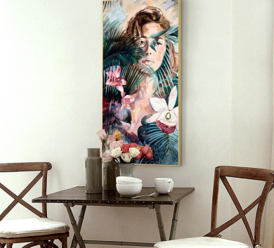 Tranh Chân Dung Cô Gái TV90