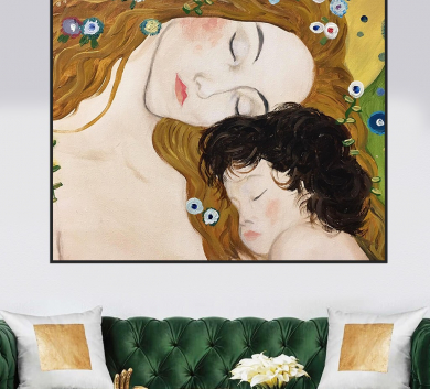 Bức Mẹ Và Con Nghệ Thuật