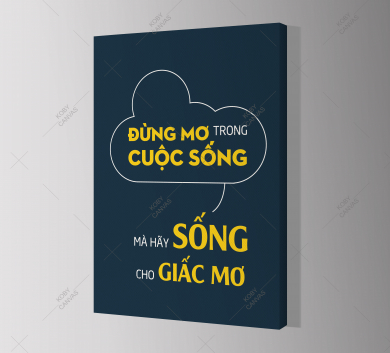 Đừng Mơ Trong Cuộc Sống Mà Hãy Sống Cho Giấc Mơ