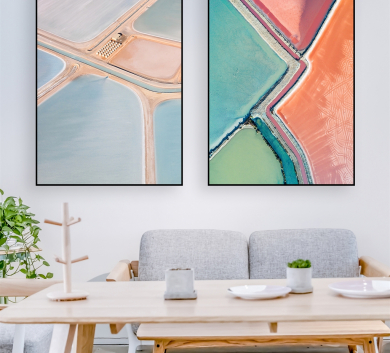 Trang Trang Trí Phong Cảnh Biển Muối VKC18