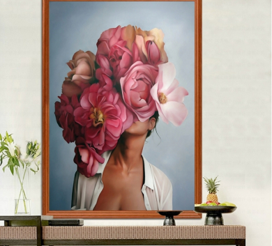 Chân Dung Cô Gái Quyến Rũ Bên Hoa