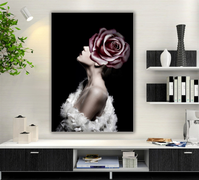 Tranh Chân Dung Cô Gái Khát Khao