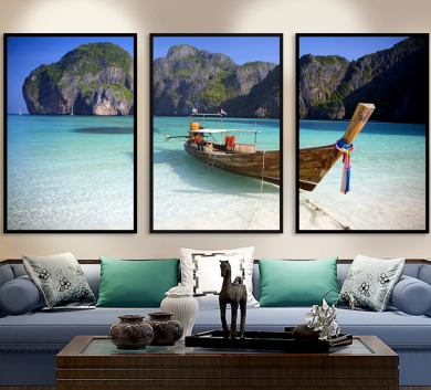 Trang Trang Trí Phong Cảnh Biển V9-93